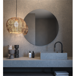 Καθρέπτης Μπάνιου Στρογγυλός Circle Φ42εκ. χωρίς Led Ροντέ